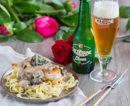 Poulet à la licorne elsass & aux champignons