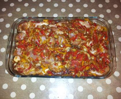 Poulet à la Olé (à la sauce d'huîtres)