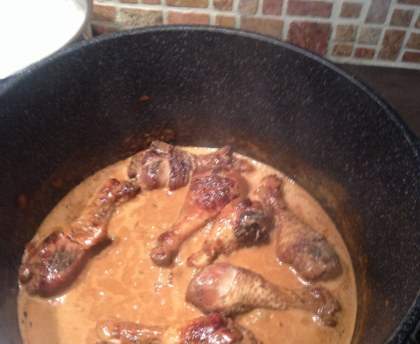 Poulet à la vanille