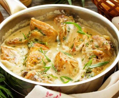 Poulet à l'estragon