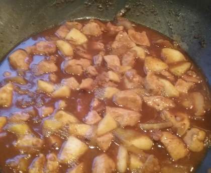 Poulet à l'indienne
