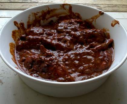 POULET AU CHOCOLAT