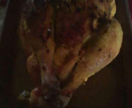 Poulet au citron et olives au four