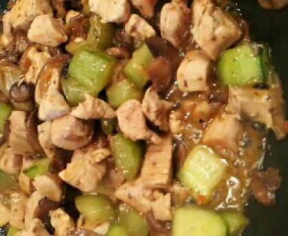Poulet au concombre