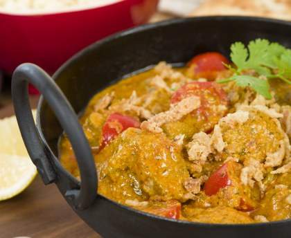 Poulet au curry au wok