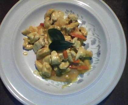 Poulet au Curry de Légumes