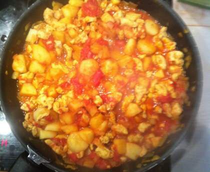 Poulet au curry