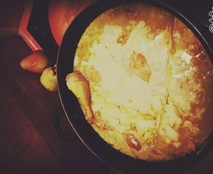 Poulet au lait de coco à l'indonésienne