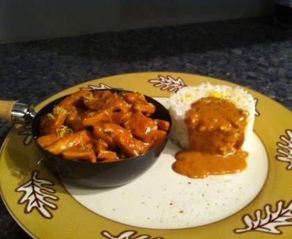 Poulet au lait de coco et citron