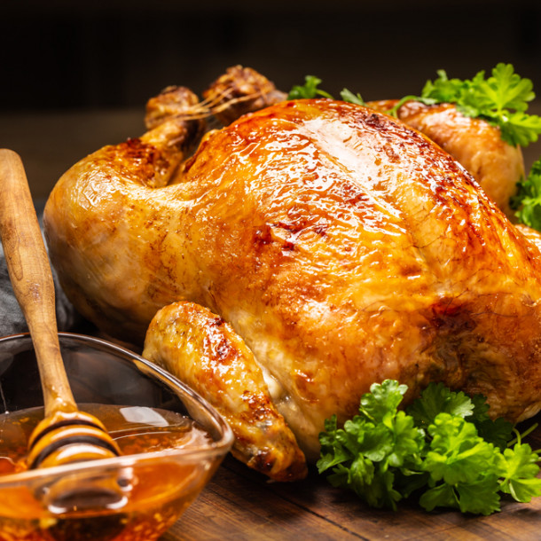 Poulet au miel sauce au cidre
