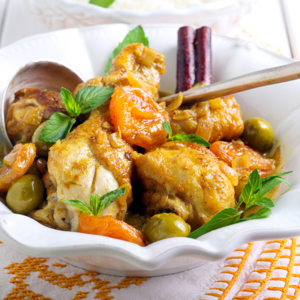 Poulet aux abricots au Cookeo