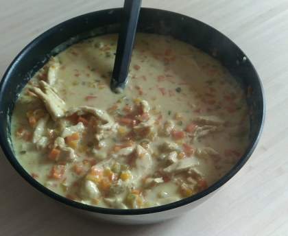 Poulet aux carottes et poivrons verts façon José