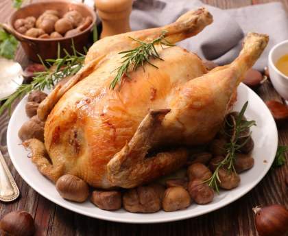 Poulet aux châtaignes