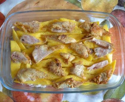 Poulet aux mangues