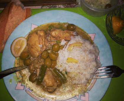 Poulet Azar (Recette tunisienne)