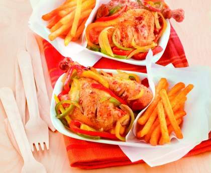 Poulet basquaise pour cocotte-minute