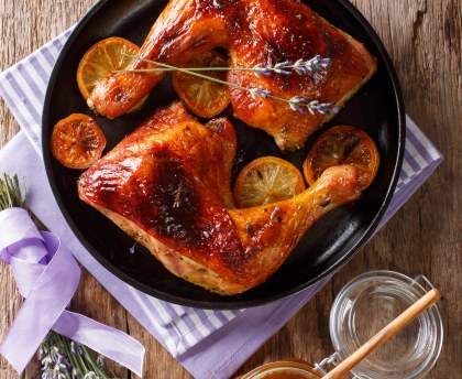 Poulet citron miel gingembre façon Anne