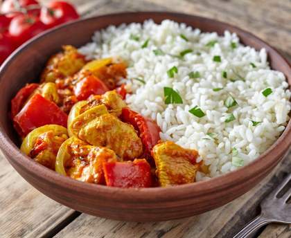 Poulet coco à la bellevilloise