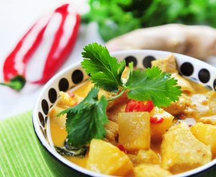 Poulet coco ananas