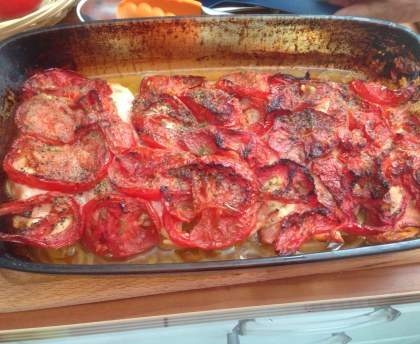 poulet confit au bacon
