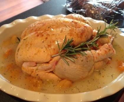 Poulet créole aux abricots