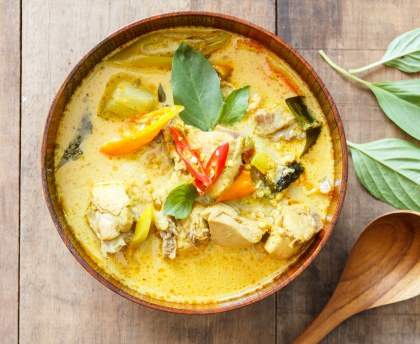 Poulet curry coco simplissime