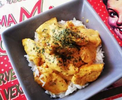 Poulet Curry Coco sucré-salé