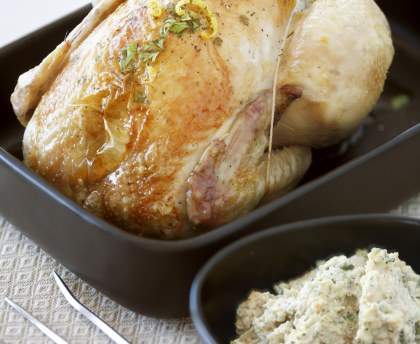Poulet farci à l'italienne