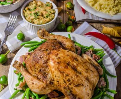 Poulet farci de ma grand-mère