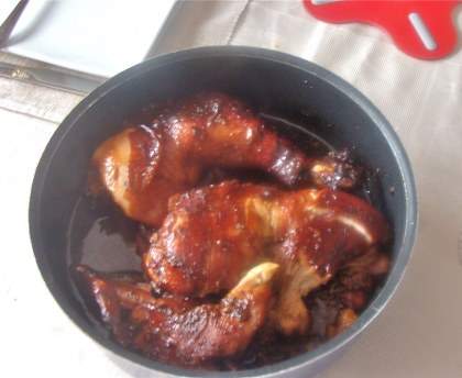 Poulet laqué