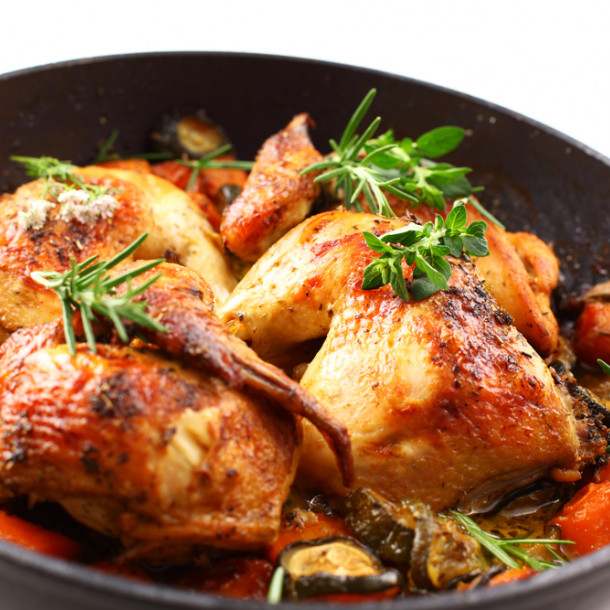 Poulet marengo au Cookeo