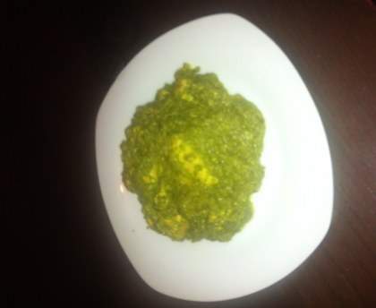 Poulet Palak (à l'indienne)