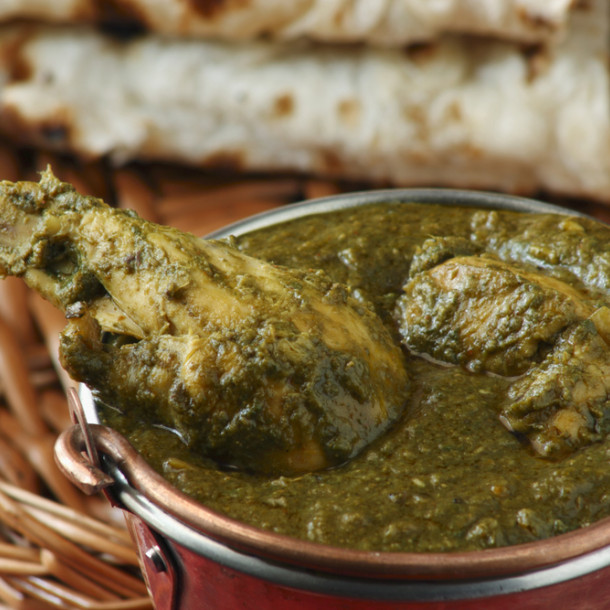 Poulet palak