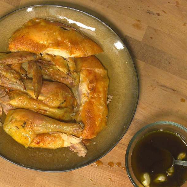 Poulet rôti à l’estragon extra-bon