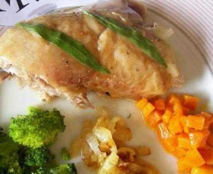 Poulet rôti aux herbes