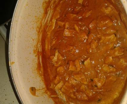 Poulet sénégalais au beurre de cacahuète