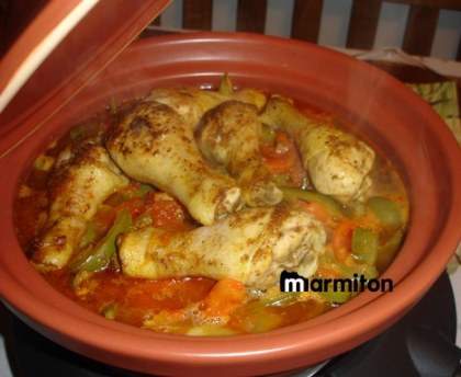 Poulet soleil (aux poivrons)