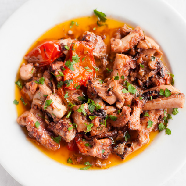 Poulpe a la provencale