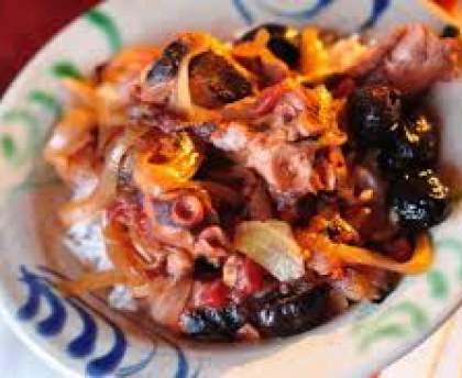 Poulpe en daube