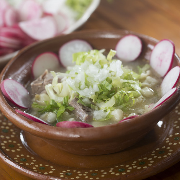 Pozole à la mexicaine