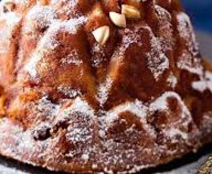 Pudding au pain et pommes