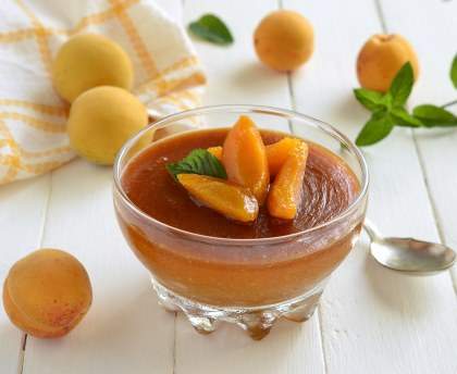 Pudding aux abricots