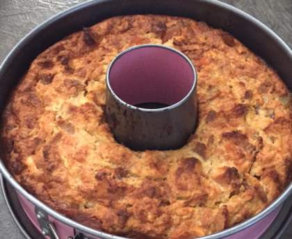 Pudding aux fruits confits simple