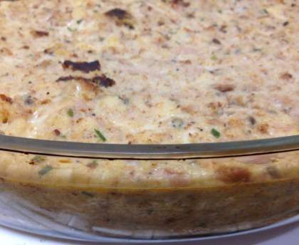Pudding de pain salé ou sucré