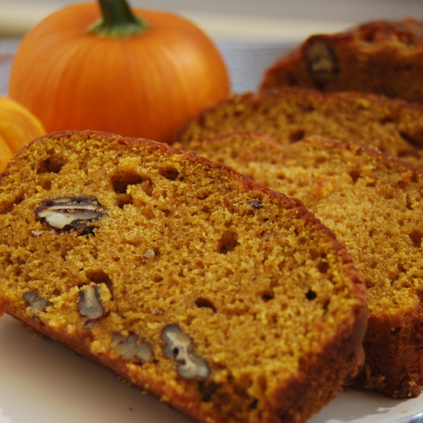 Pumpkin'bread (pain à la citrouille) 