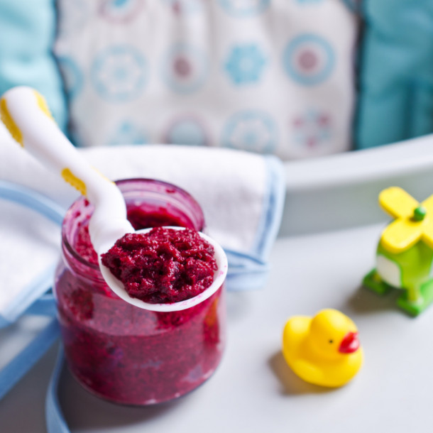 Purée de betterave bébé