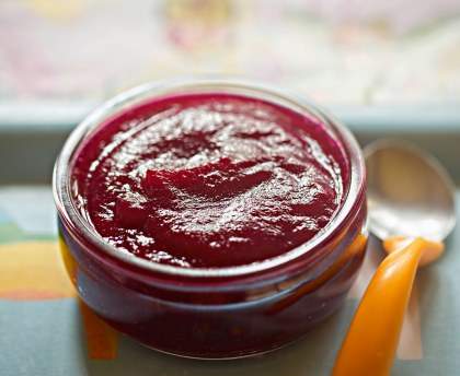 Purée de betteraves pour bébé  (4 mois)