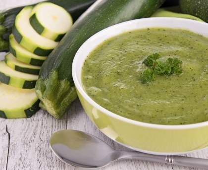 Purée de courgettes sans crème