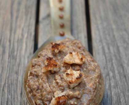 Purée de lentilles