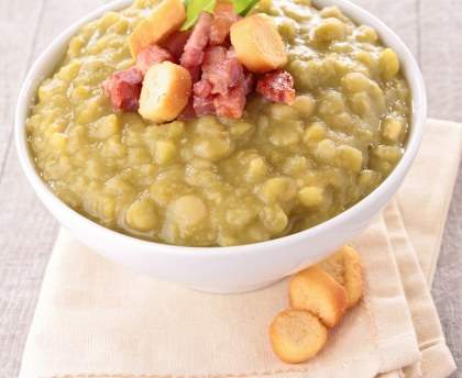 Purée de pois cassés